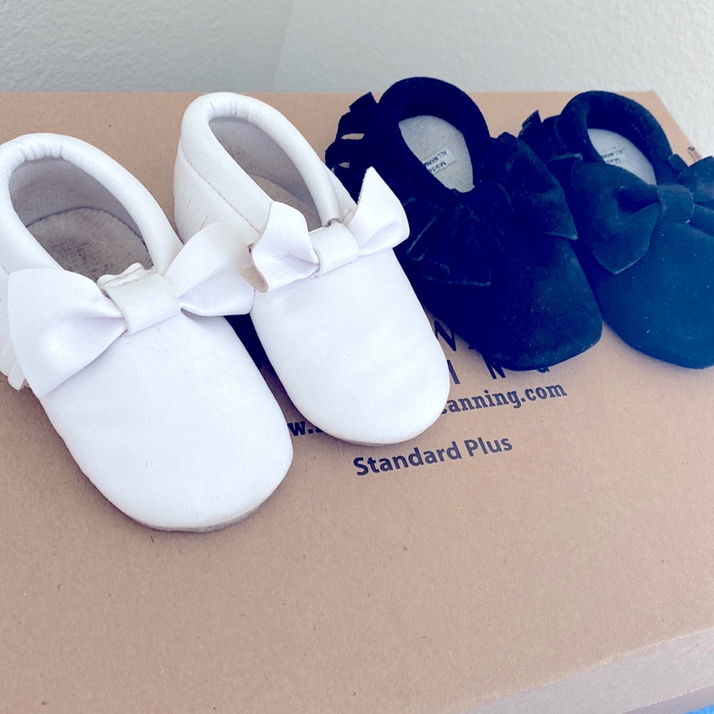 Cute baby moccasins